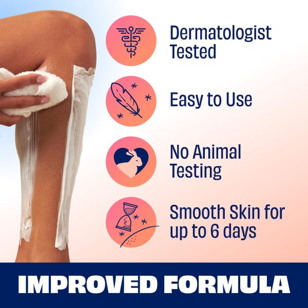 Nair Sensitive Shower Cream Hair Remover with Natural Coconut Oil and Vitamin E, Body Hair Removal Cream, 12 oz - Image 9