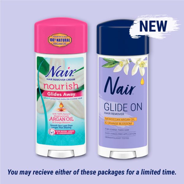 Nair Glide On Hair Removal Cream, Arm, Leg, and Bikini Hair Remover, Depilatory Cream, 3.3 Oz Stick - Image 13
