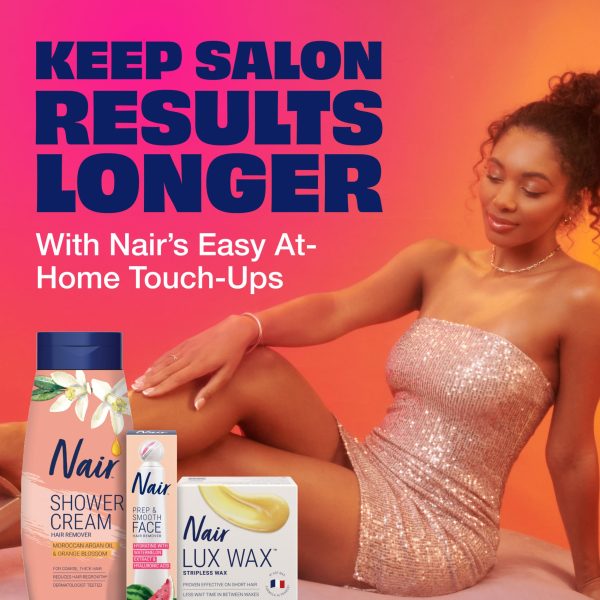 Nair Glide On Hair Removal Cream, Arm, Leg, and Bikini Hair Remover, Depilatory Cream, 3.3 Oz Stick - Image 6