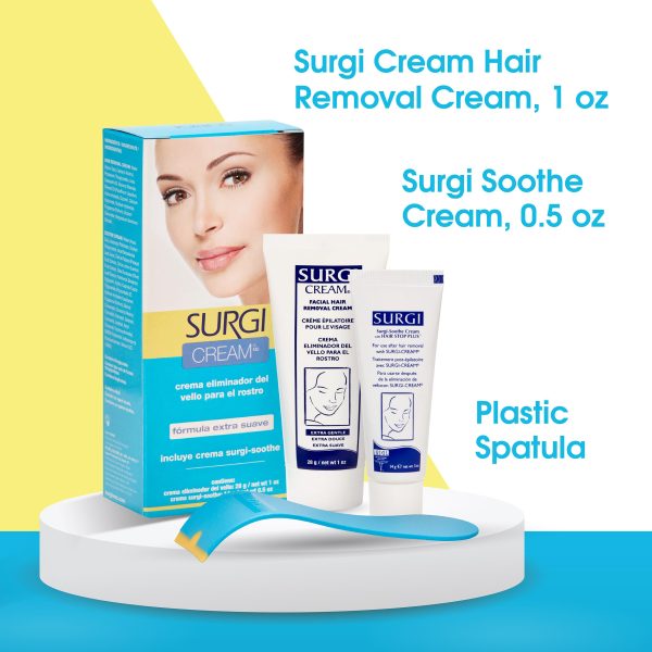 Surgiwax Facial Hair Removal Cream for Women – Depilatory Cream for Face, Neck, & Sensitive Skin, Professional Hair Remover, 1 oz - Image 3
