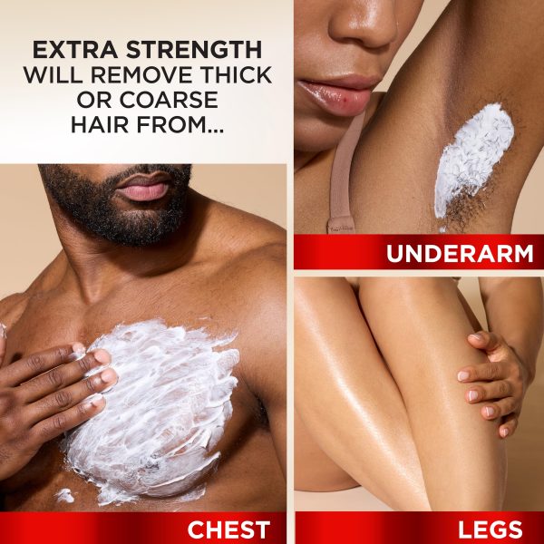 SoftSheen-Carson Magic Razorless Shaving Cream, Depilatory Hair Removal Cream for Body Hair, Extra Strength, Works in 4 Minutes for, 6 oz - Image 11